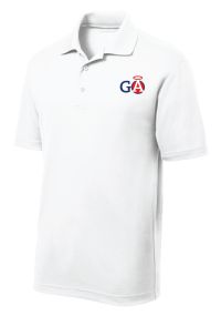 GA Uniform Polo, YOUTH - White (YST640)